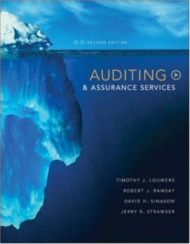 Auditing & Assurance Services – Louwers, Timothy|Ramsay, Robert|Sinason, Dav…