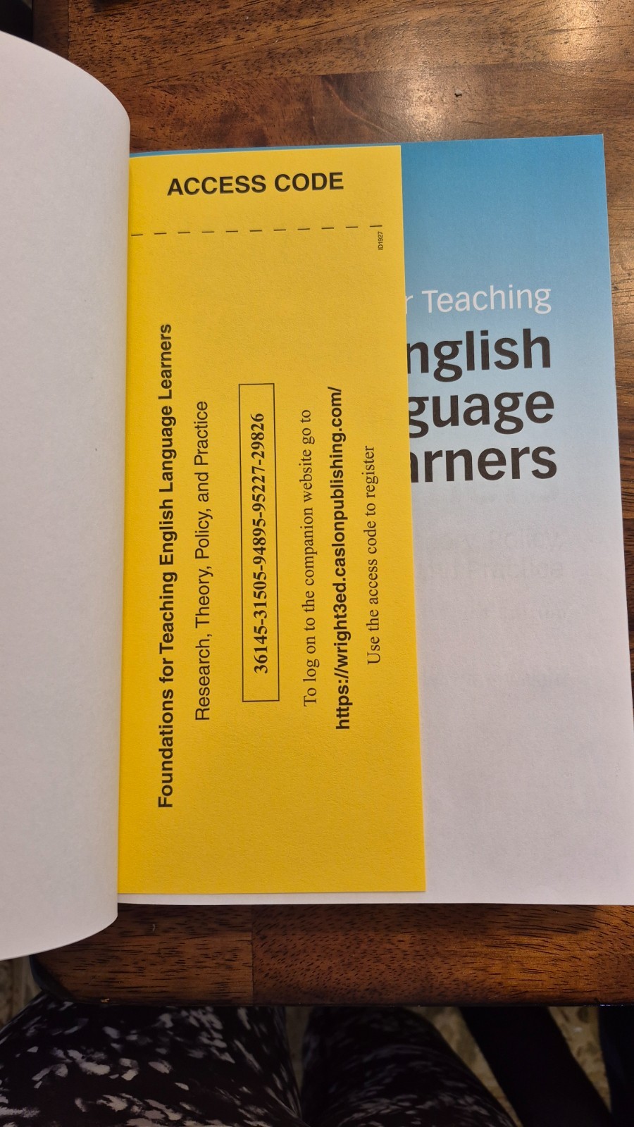 Foundations for Teaching: English Language Learners