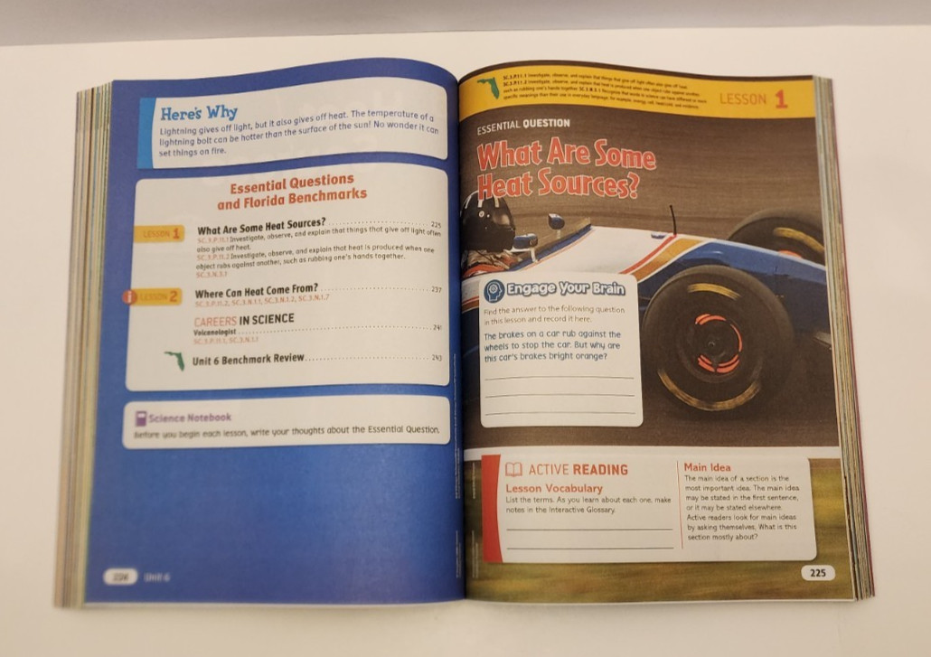HMH Florida Science : Student Edition Grade 3 (Paperback) Like New
