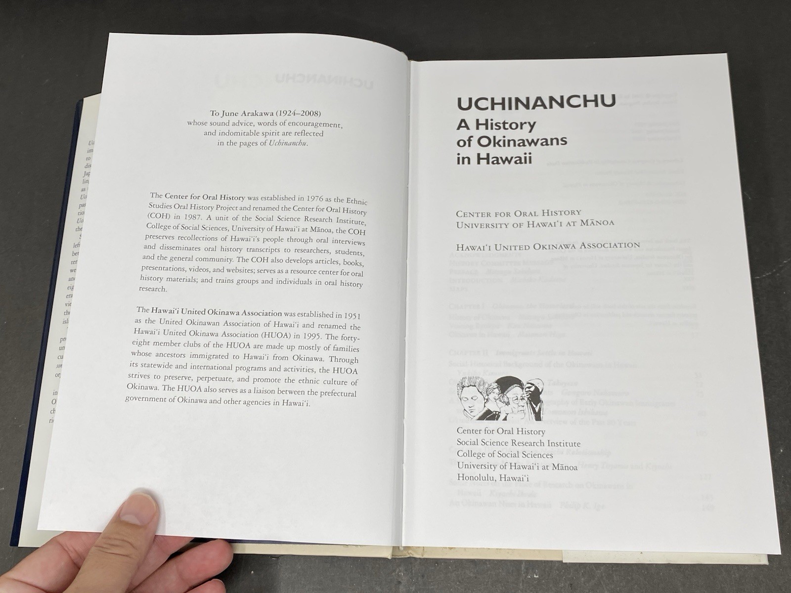 UCHINANCHU A HISTORY OF OKINAWANS IN HAWAII Oral History Project HC 1981 VG