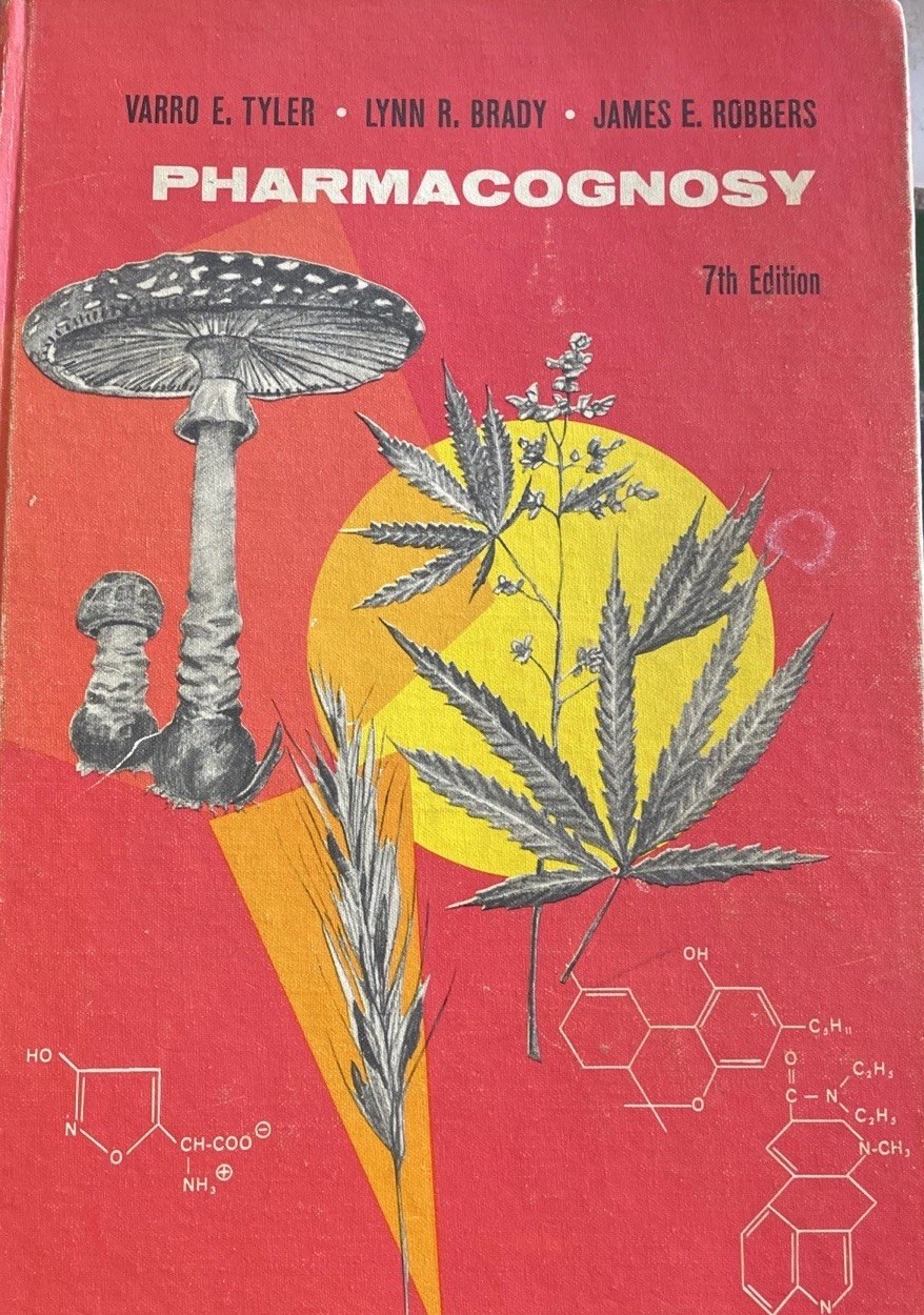 PHARMACOGNOSY Vintage Textbook by Varro Tyler, Lynn Brady & James Robbers 1976