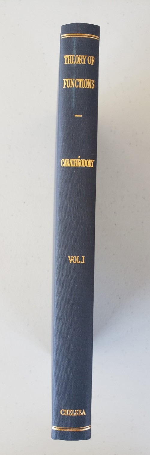 Theory of Functions Complex Variable Vol 1 Caratheodory Chelsea NEW AMS
