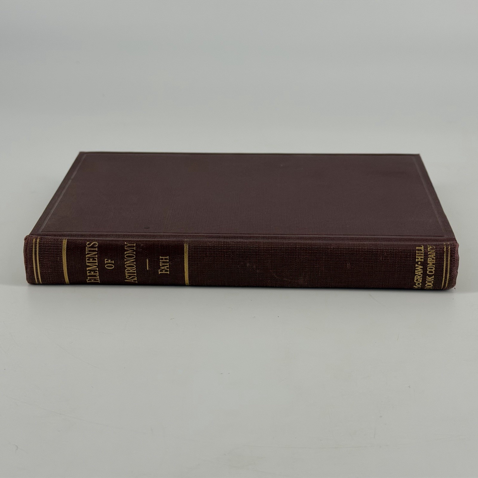 Vtg 1928 ELEMENTS OF ASTRONOMY Hardcover Book, Edward Fath Fourth Edition