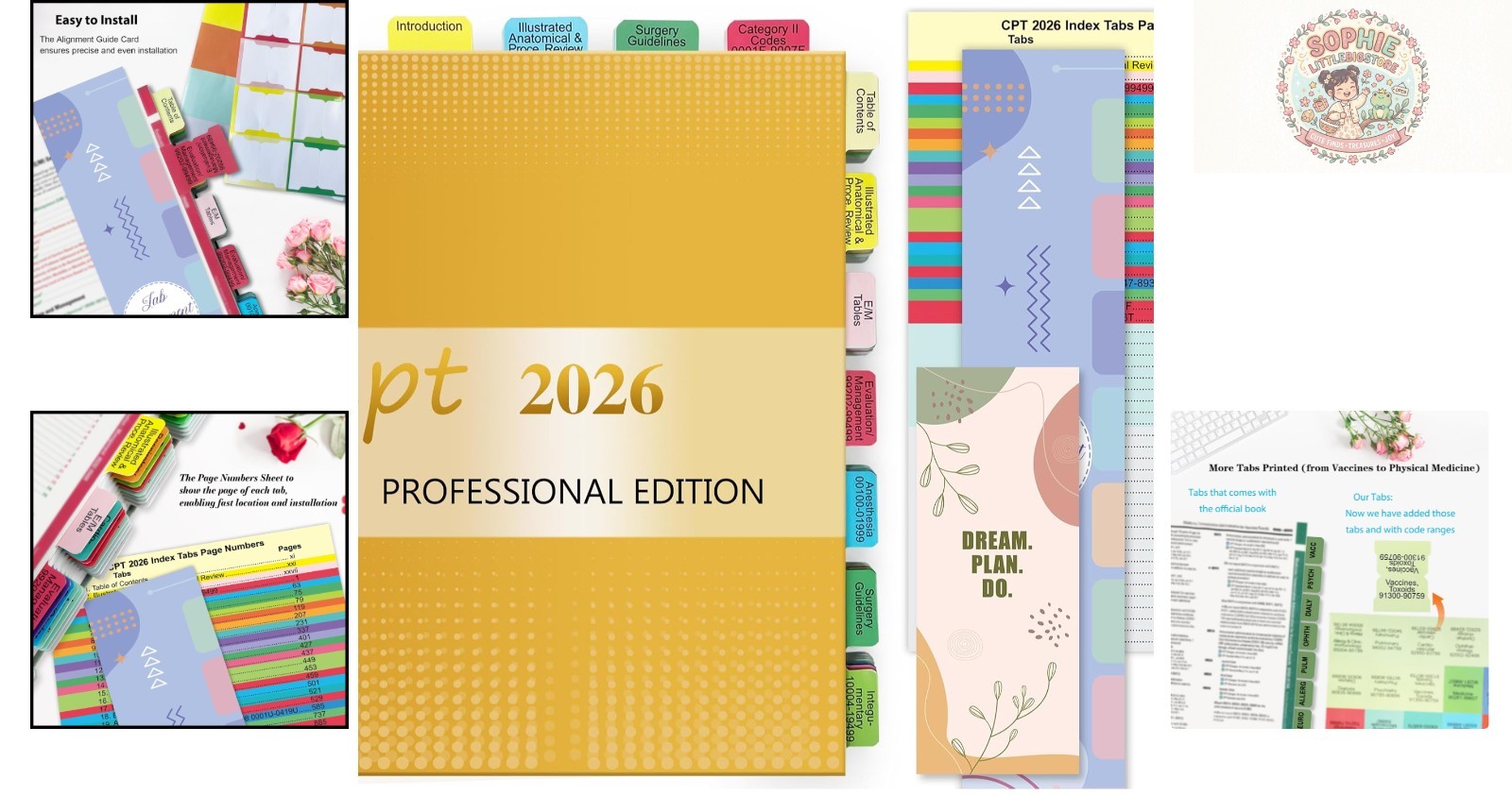 Upgraded CPT 2026 Index Tabs – Waterproof & Tear-Resistant with Guide & Bookmark