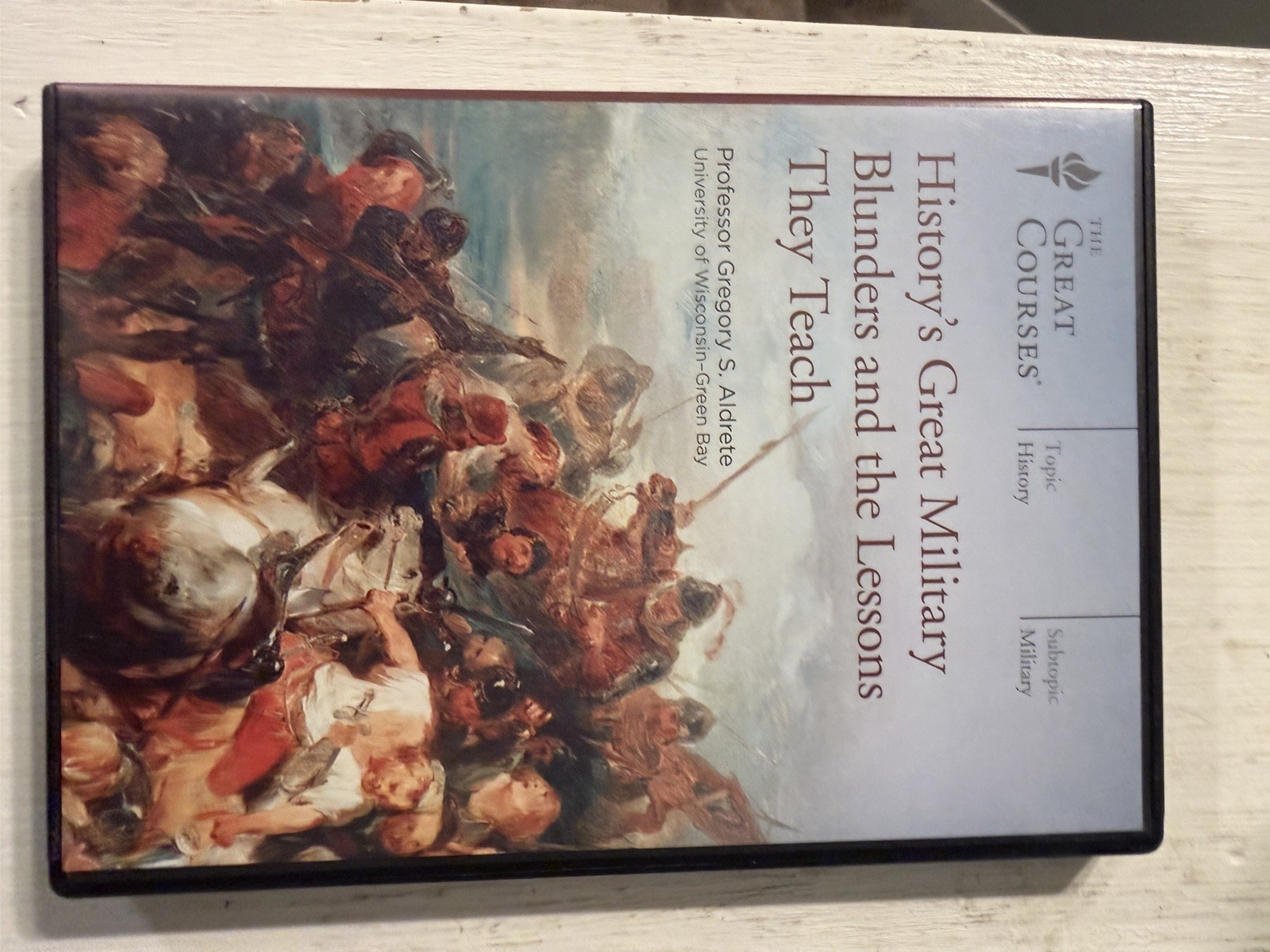 Great Courses: History’s Great Military Blunders & Lessons (4-Disc DVD Set)