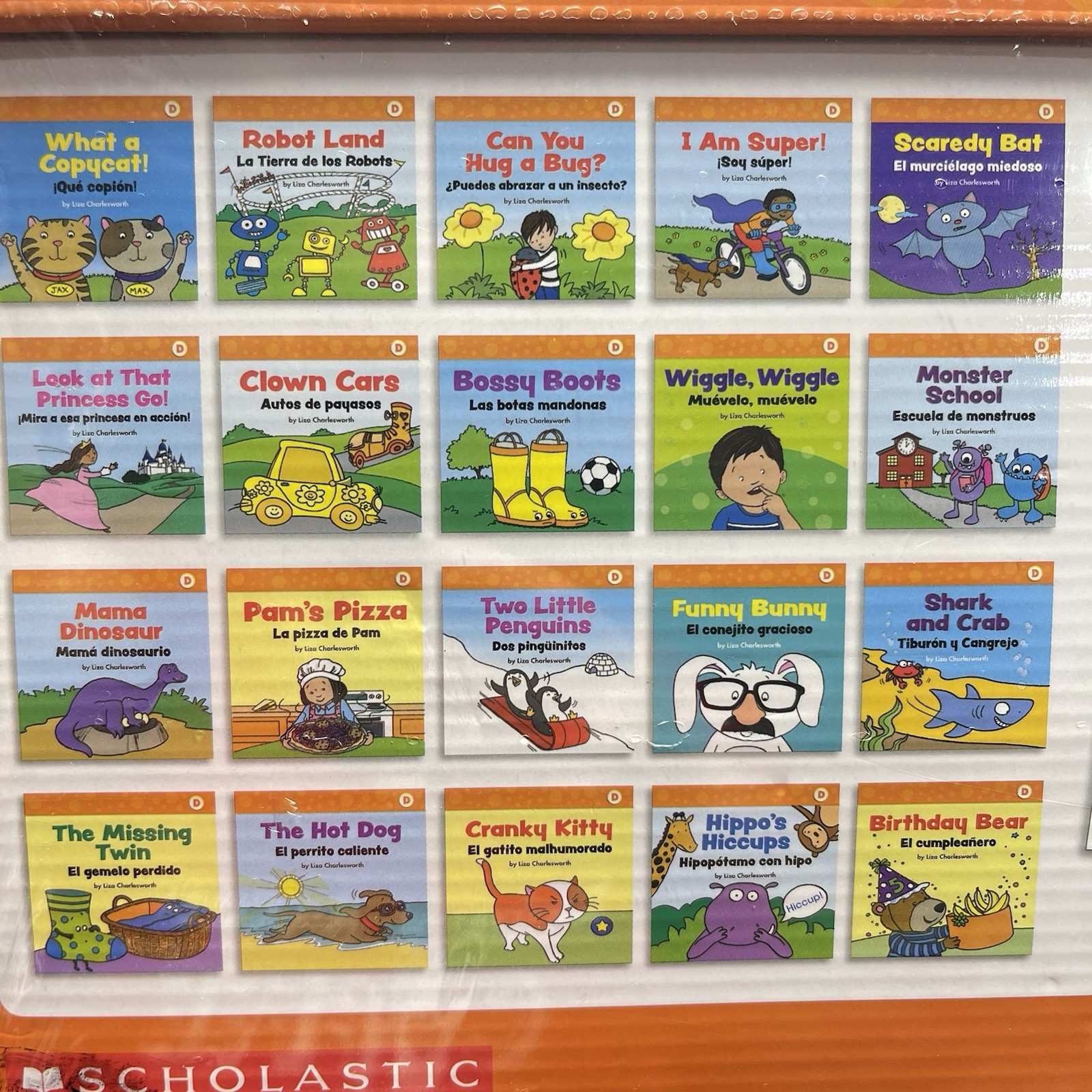Scholastic English Spanish First Little Readers Classroom 2 Sets: Levels B & D