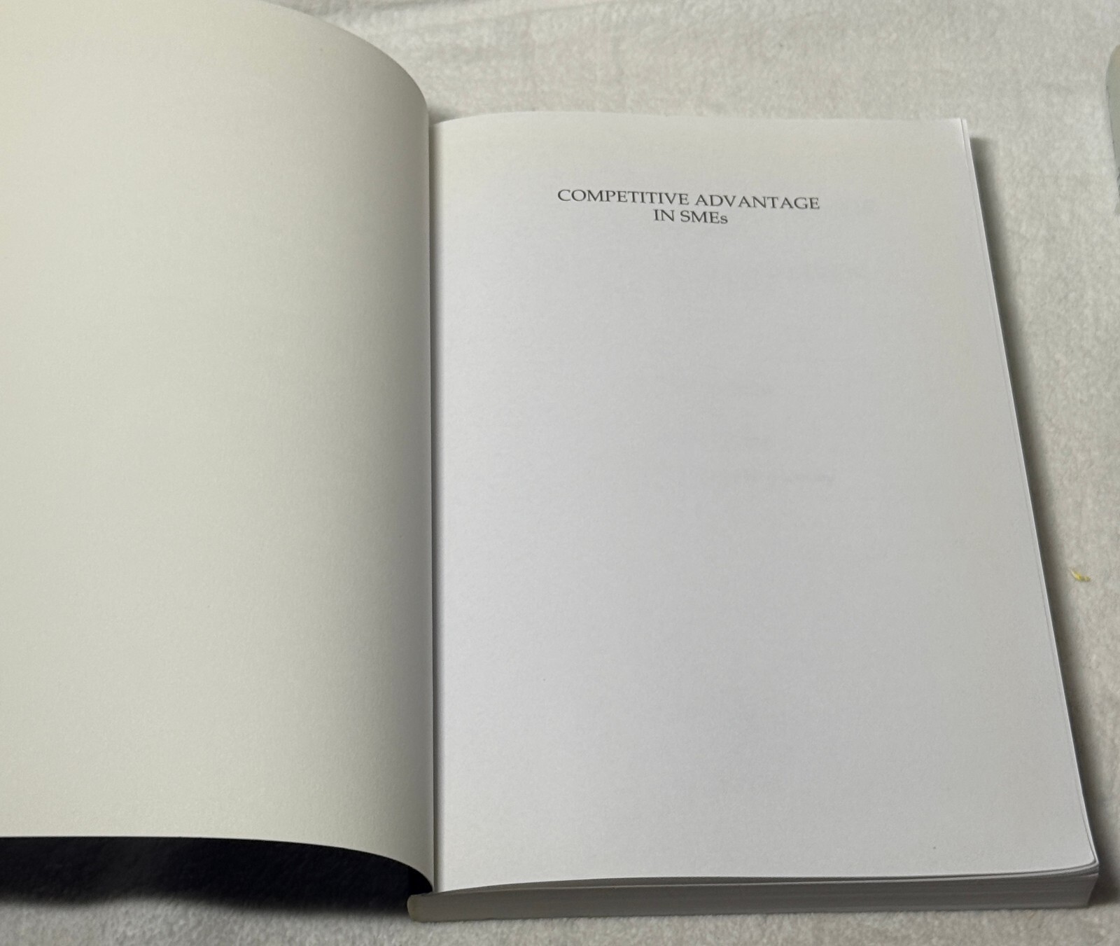 Competitive Advantage in SMEs: Organising for Innovation and Change by Oswald J.