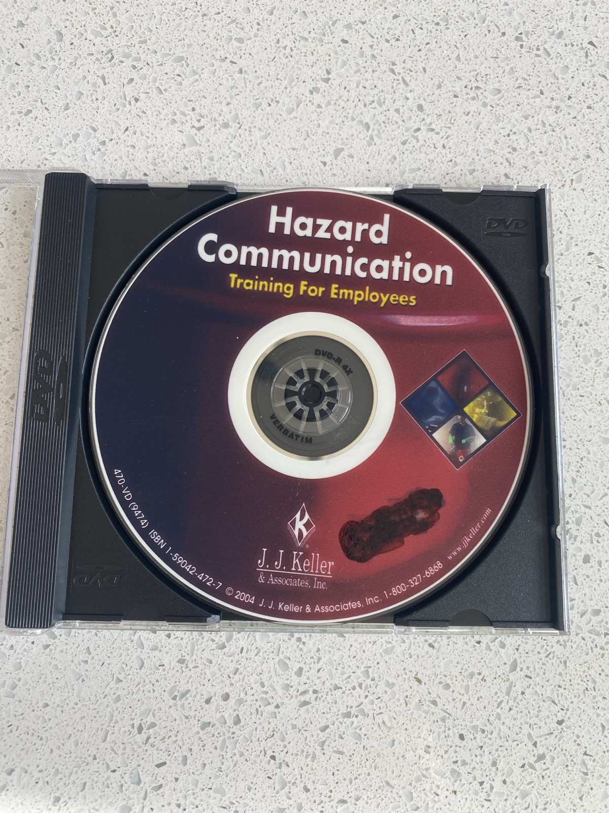 JJ Keller Hazard Communication Training Materials, DVD, Handouts, User Guide Haz