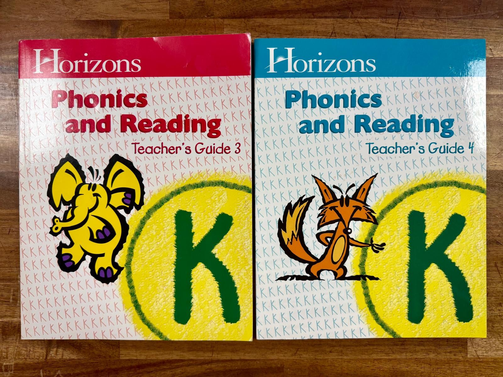 Horizons Phonics and Reading K Teacher’s Guides 1-4 Full Set