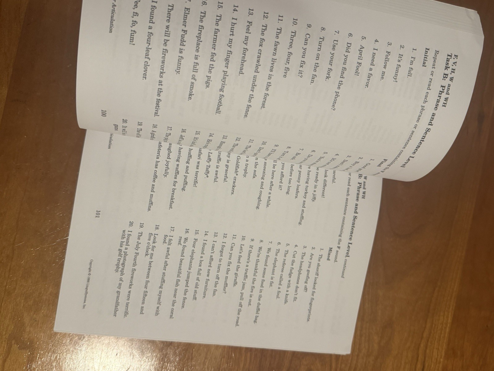 1998 Linguisystems HELP for ARTICULATION 1998 Vintage Exceptional condition