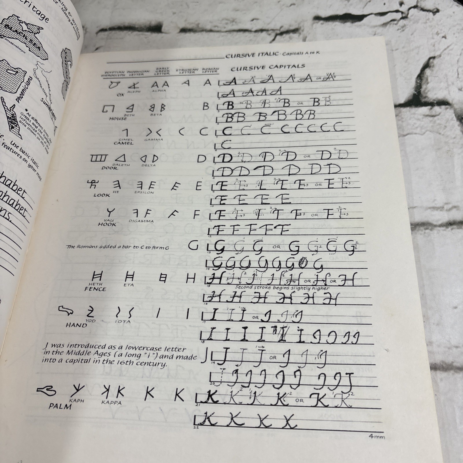 VTG Getty/Dubay Basic Cursive Italic Handwriting Book G 2nd Edition Pb 1986