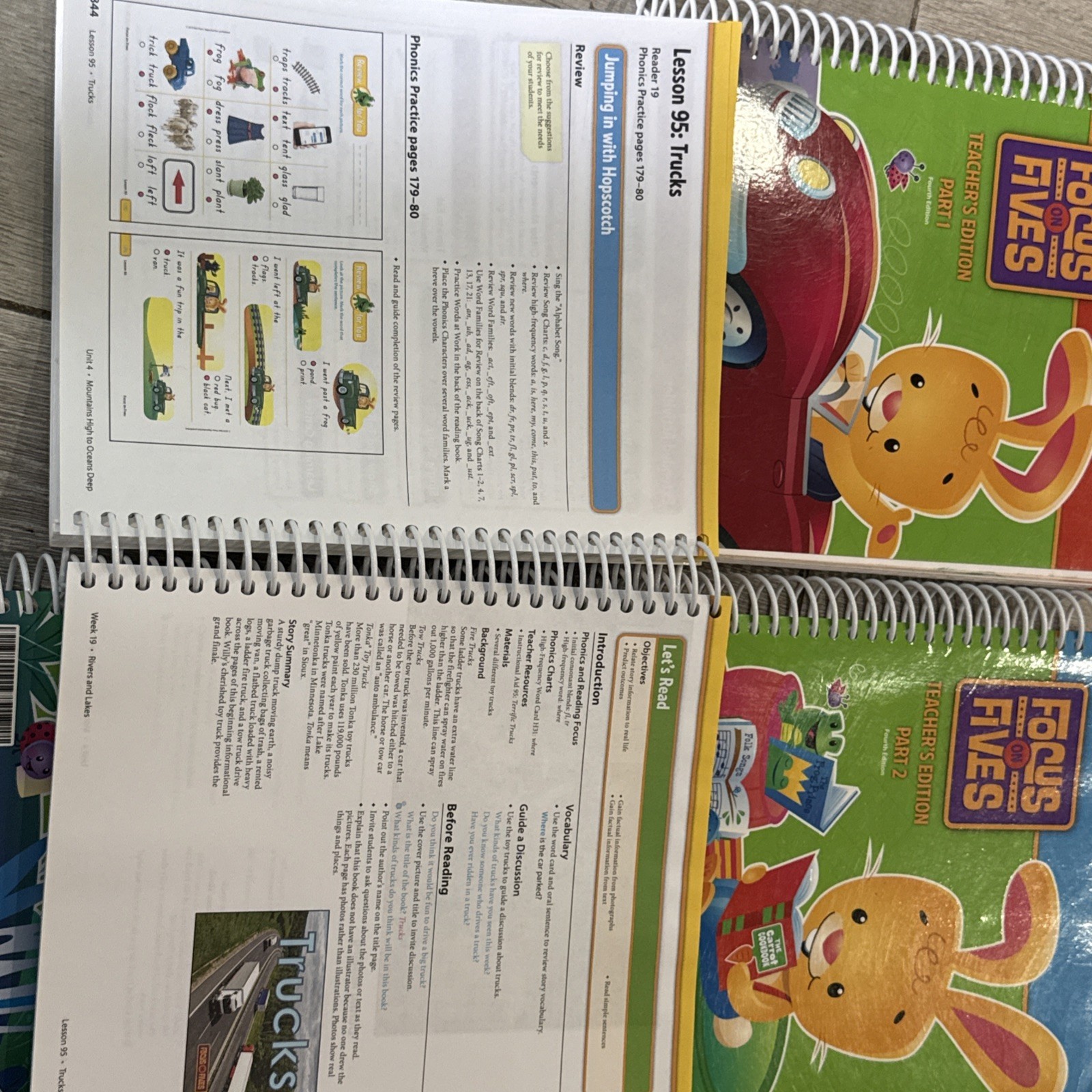 BJU Press K5 Focus On Fives, Teacher’Ed Parts 1-6, 4th Edition Phonics Practice