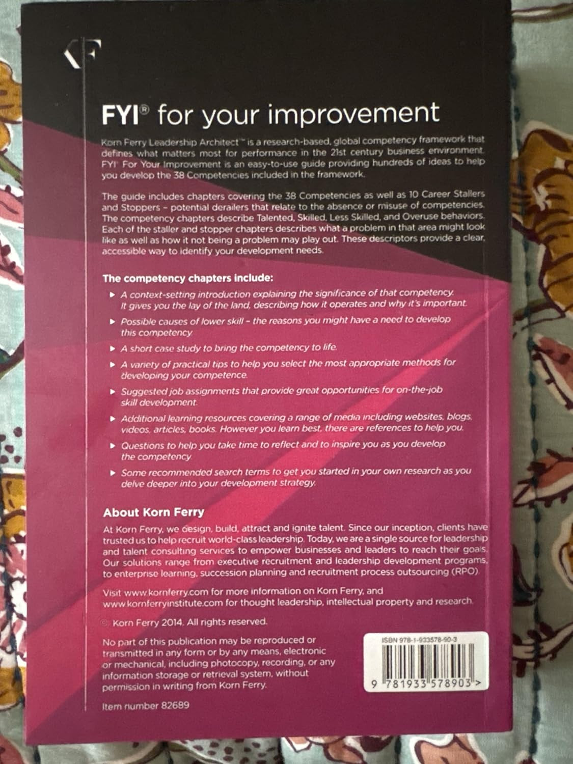 FYI: for Your Improvement – Competencies Development Guide, 6Th Edition