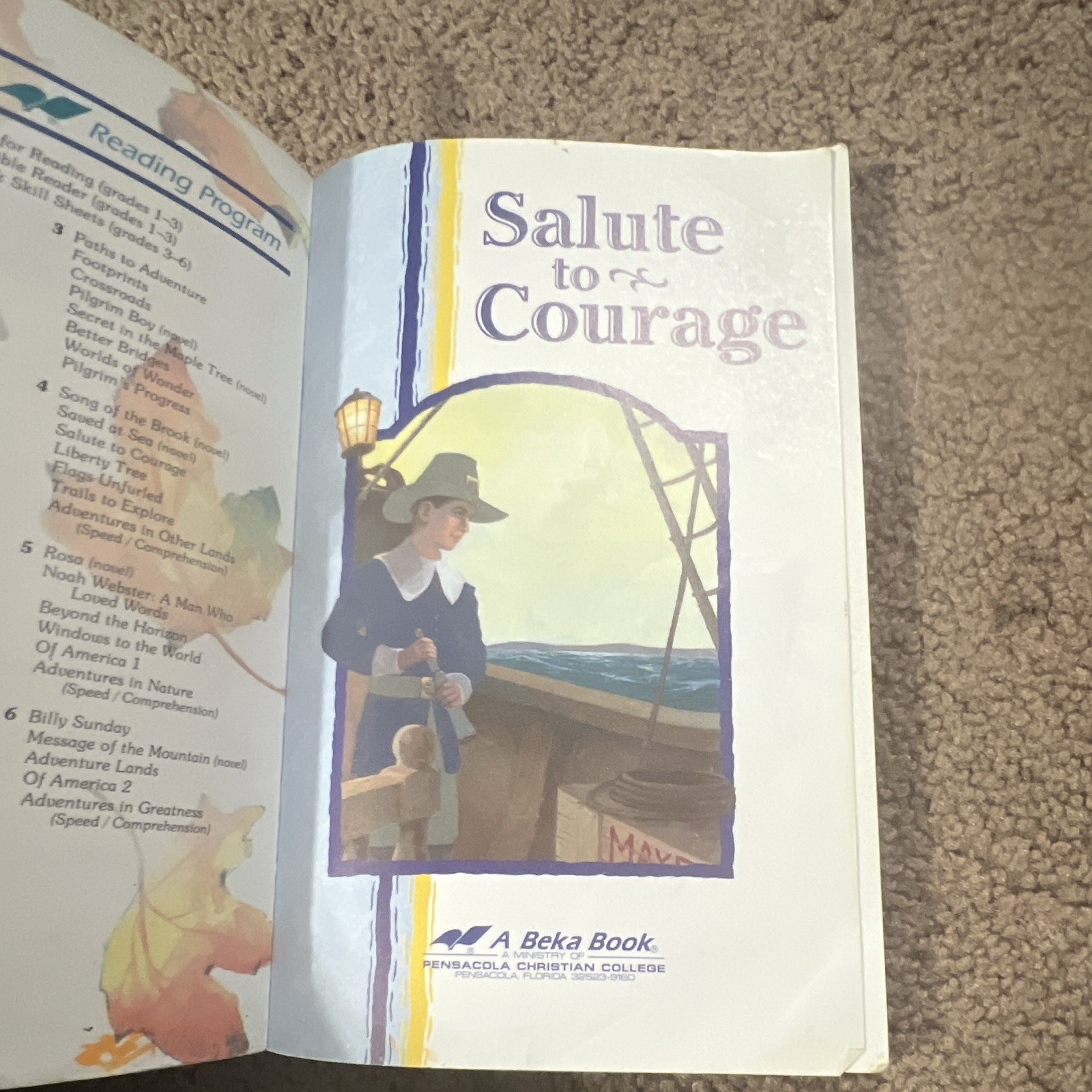 A Beka Book Salute to Courage Reading Program Elementary Paperback English