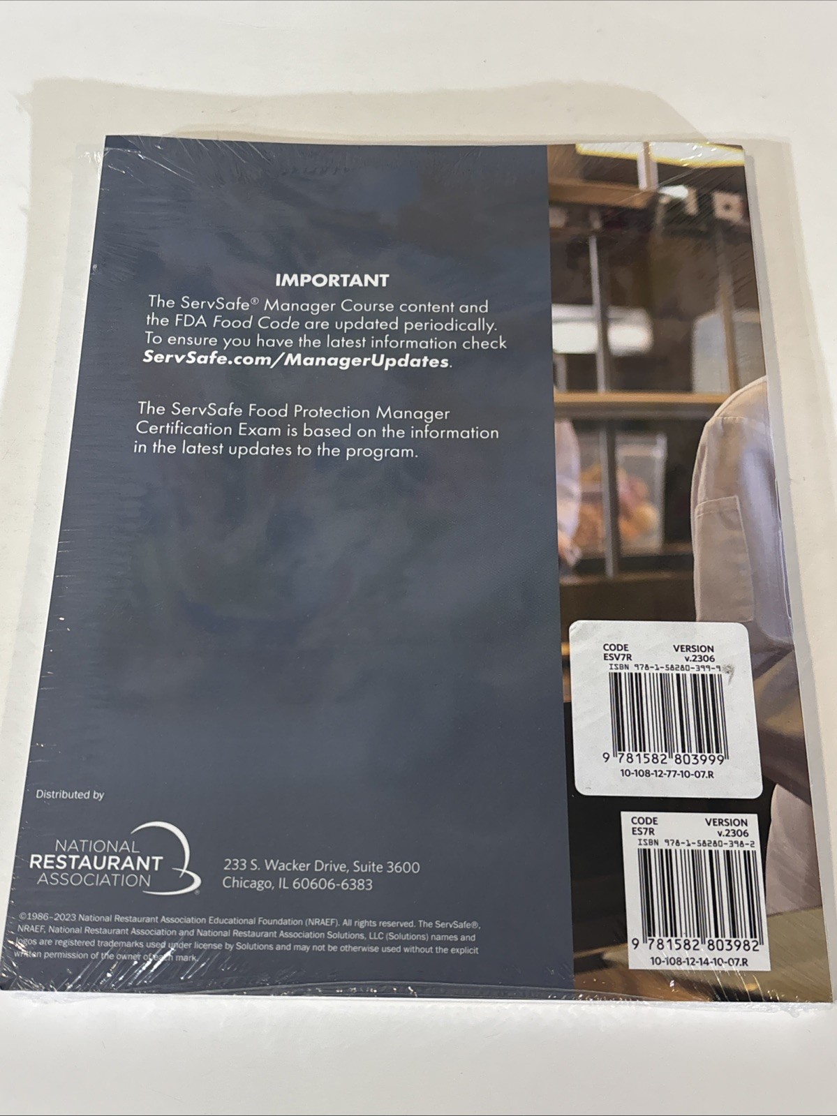 Servsafe Manager 7th Edition Revised INCLUDES Online Examination Voucher
