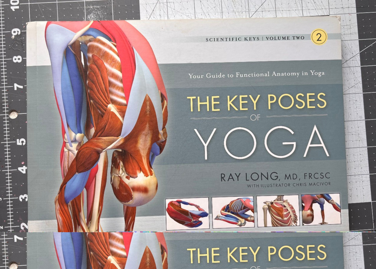 Key Muscles of Yoga Ray Long Vol 1 & 2 Scientific Keys Bandha Yoga Anatomy Set
