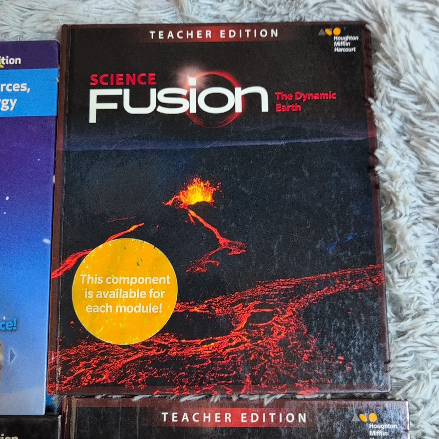 Lot Of 6 Science Fusion Teacher Edition Houghton Mifflin Hardcover Homeschool