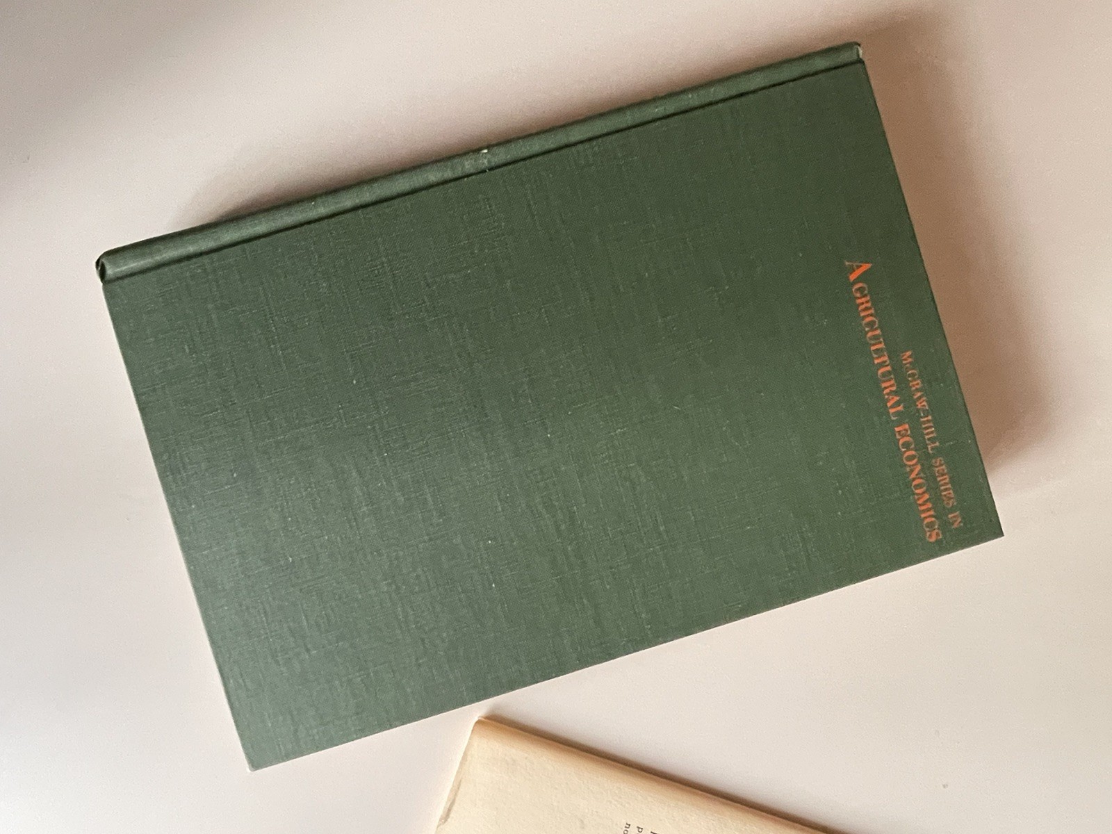 Theodore W. Schultz – Economic Growth and Agriculture – First Edition HC DJ