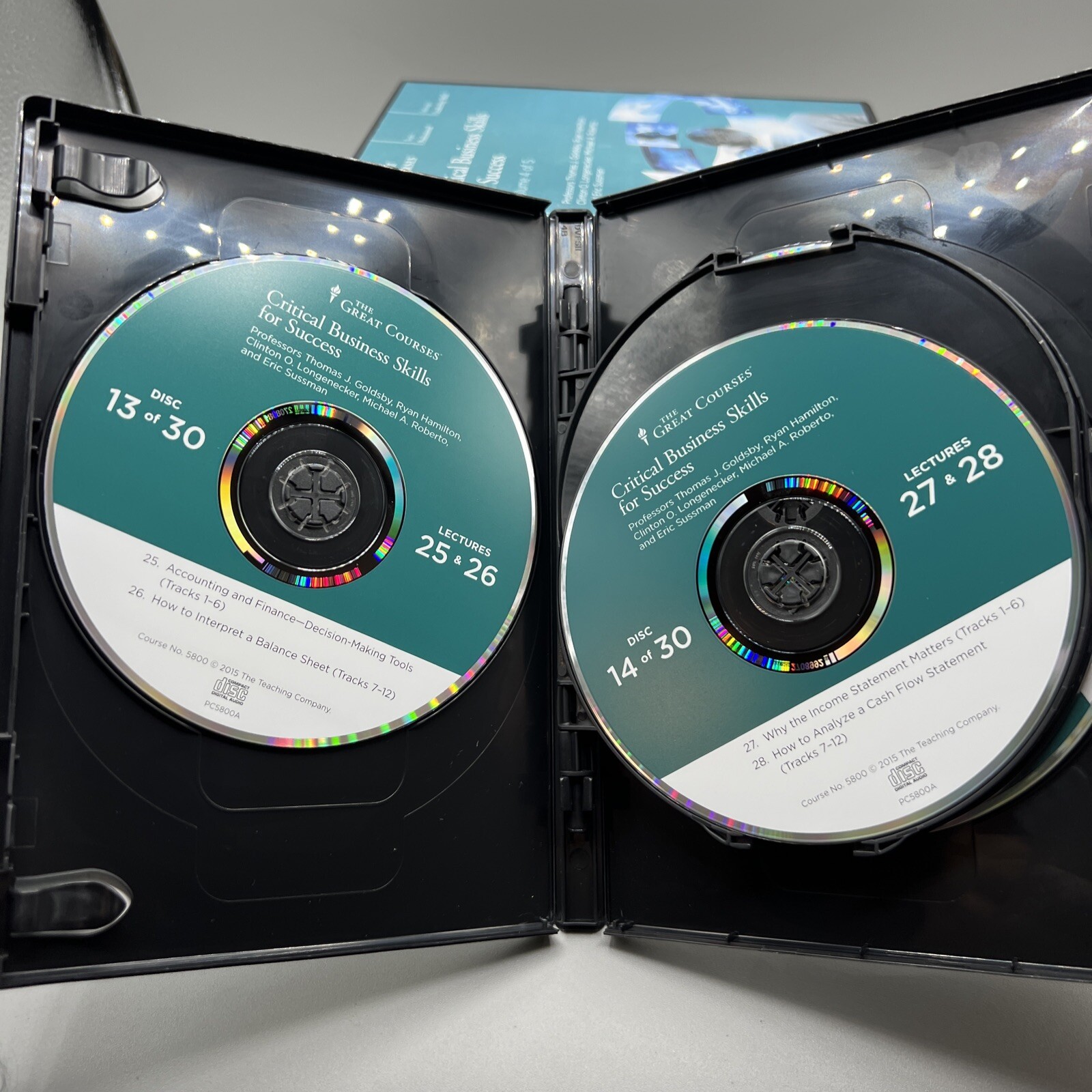 Great Courses Critical Business Skills, Guidebook, 3 Lecture Books, 4 DVD’s