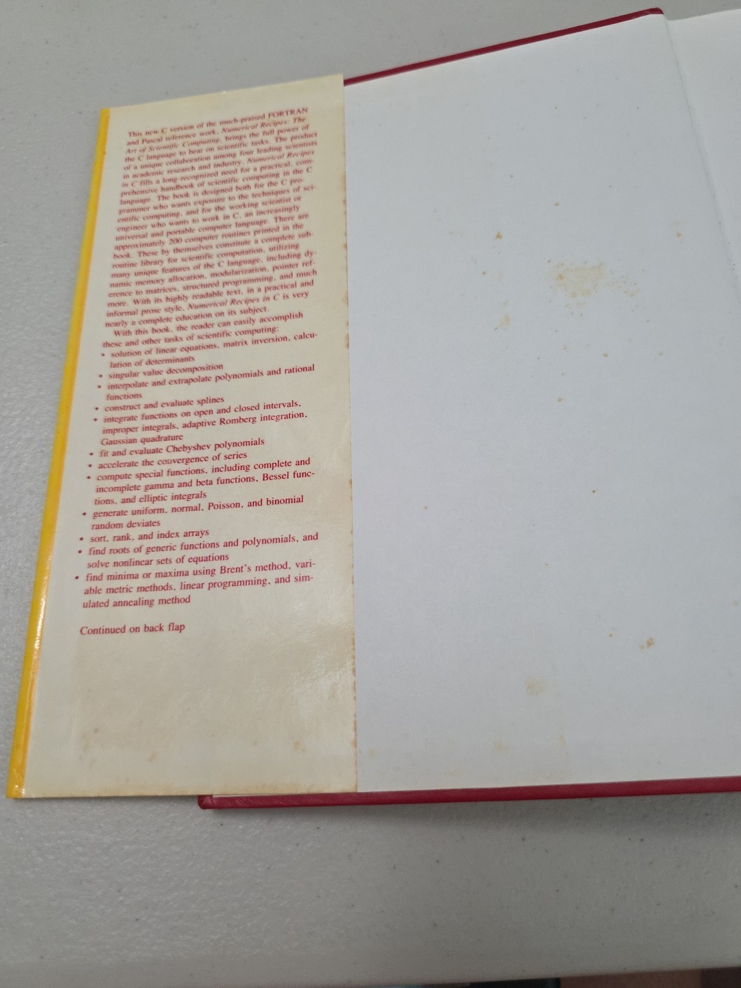 Numerical Recipes in C The Art of Scientific Computing First Edition