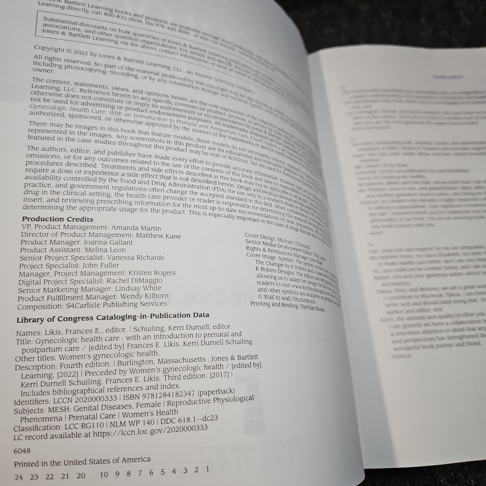Gynecologic Health Care : With an Introduction to Prenatal and Postpartum Care