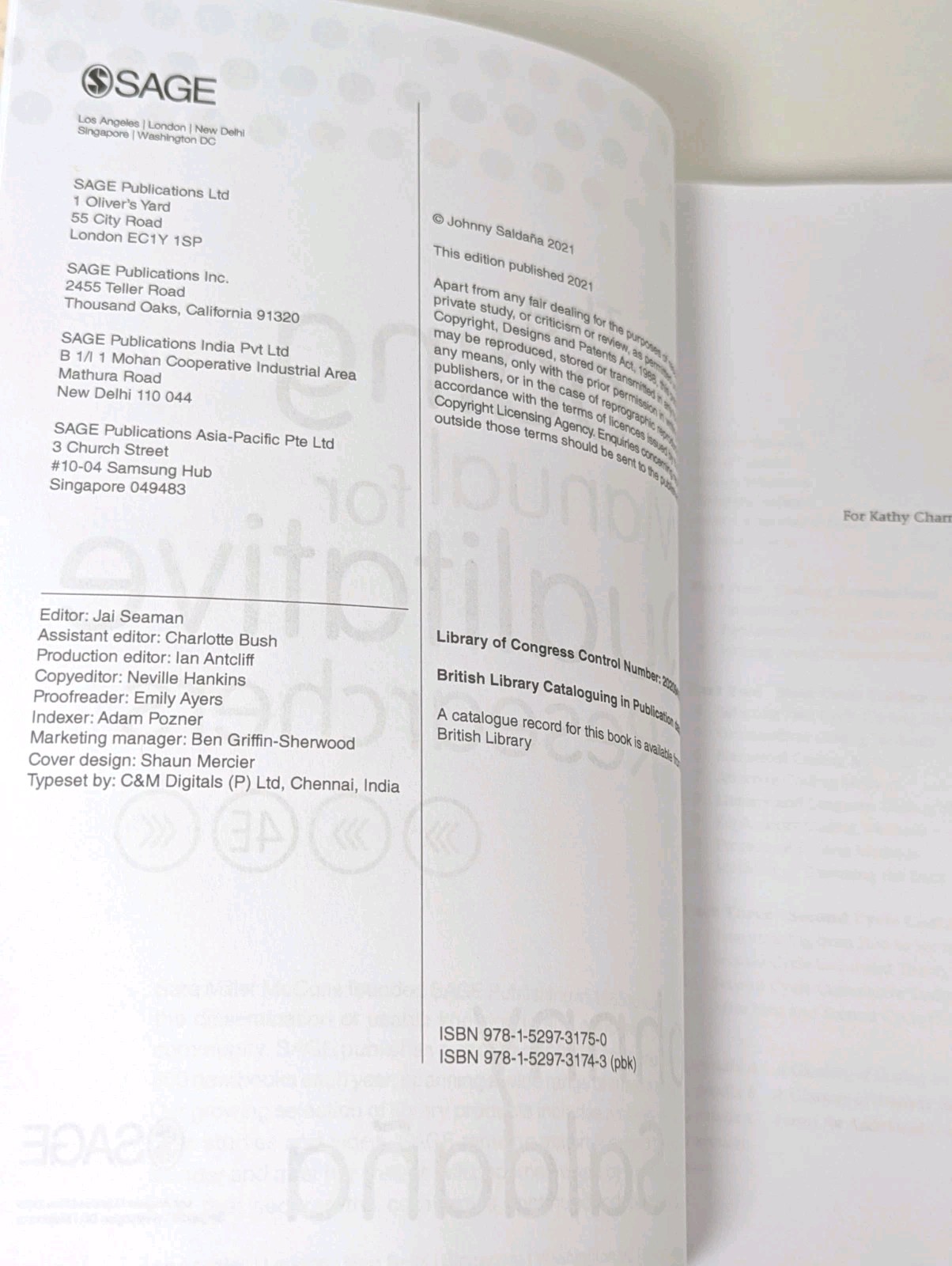 The Coding Manual for Qualitative Researchers by Johnny Saldana, 2021