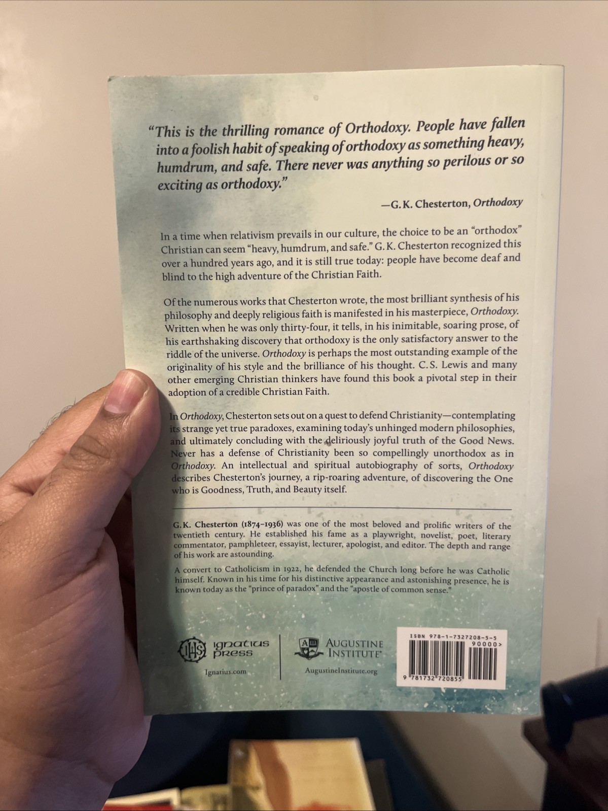 Orthodoxy G K Chesterton Classic Christian Theology Book Guide