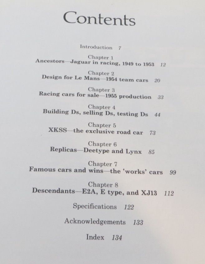 JAGUAR D TYPE & XKSS Osprey AutoHistory by Graham Robson (1983, Hardcover Book)