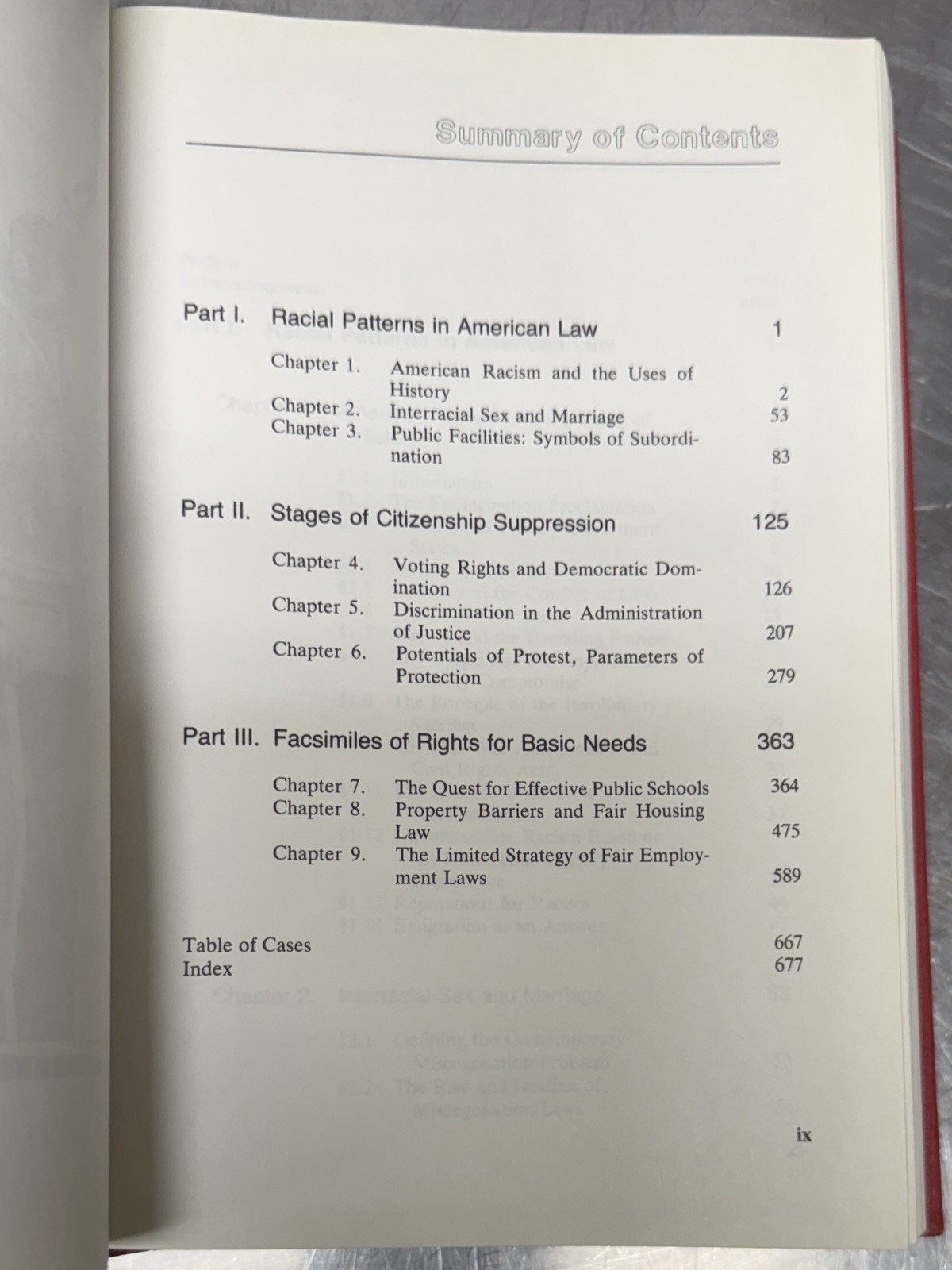 Race, racism and American law 2nd Ed 7th Printing