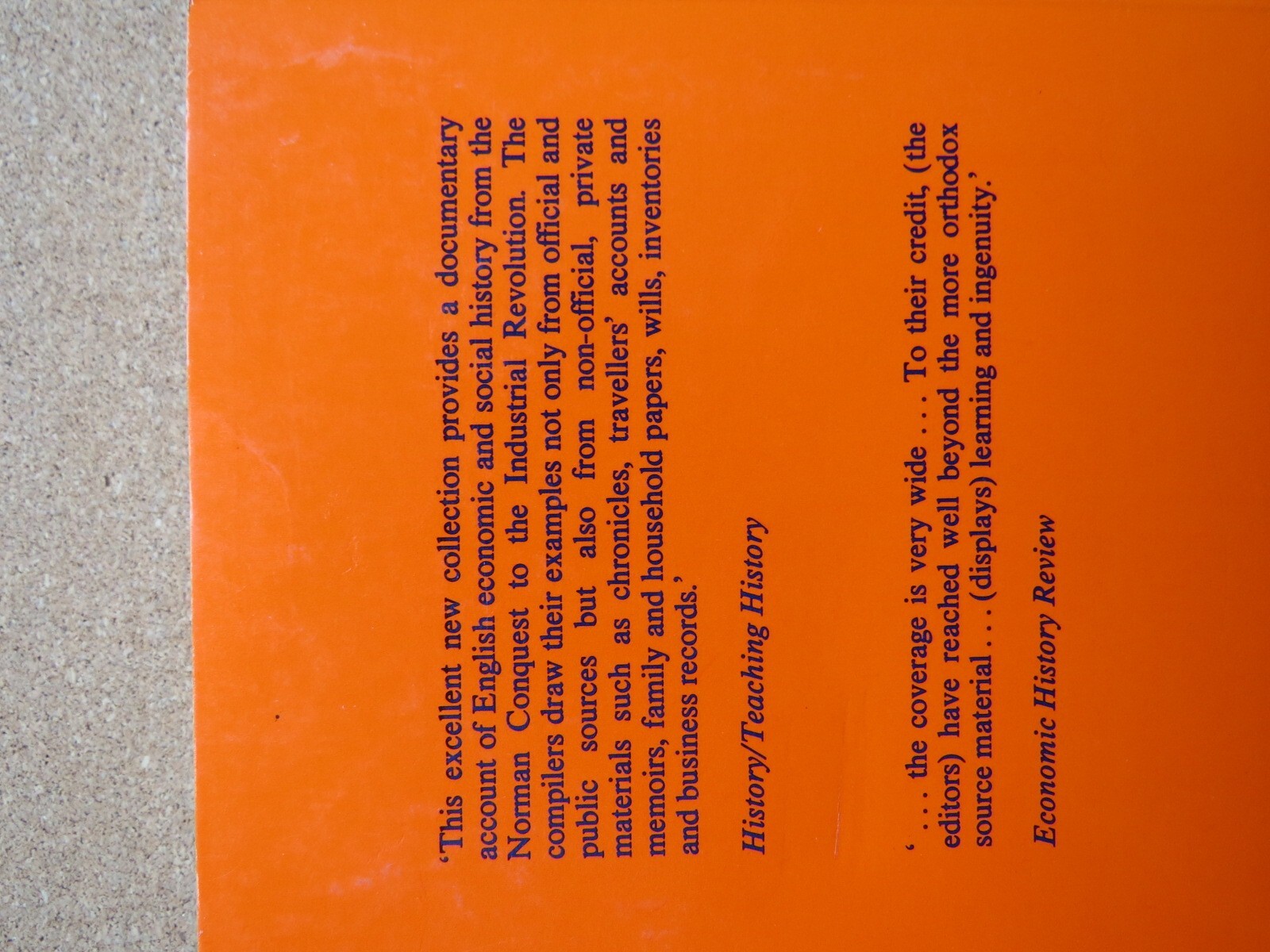 Documents in English Economic History. 1000-1760: Fisher & Jurica. 1984. PB.