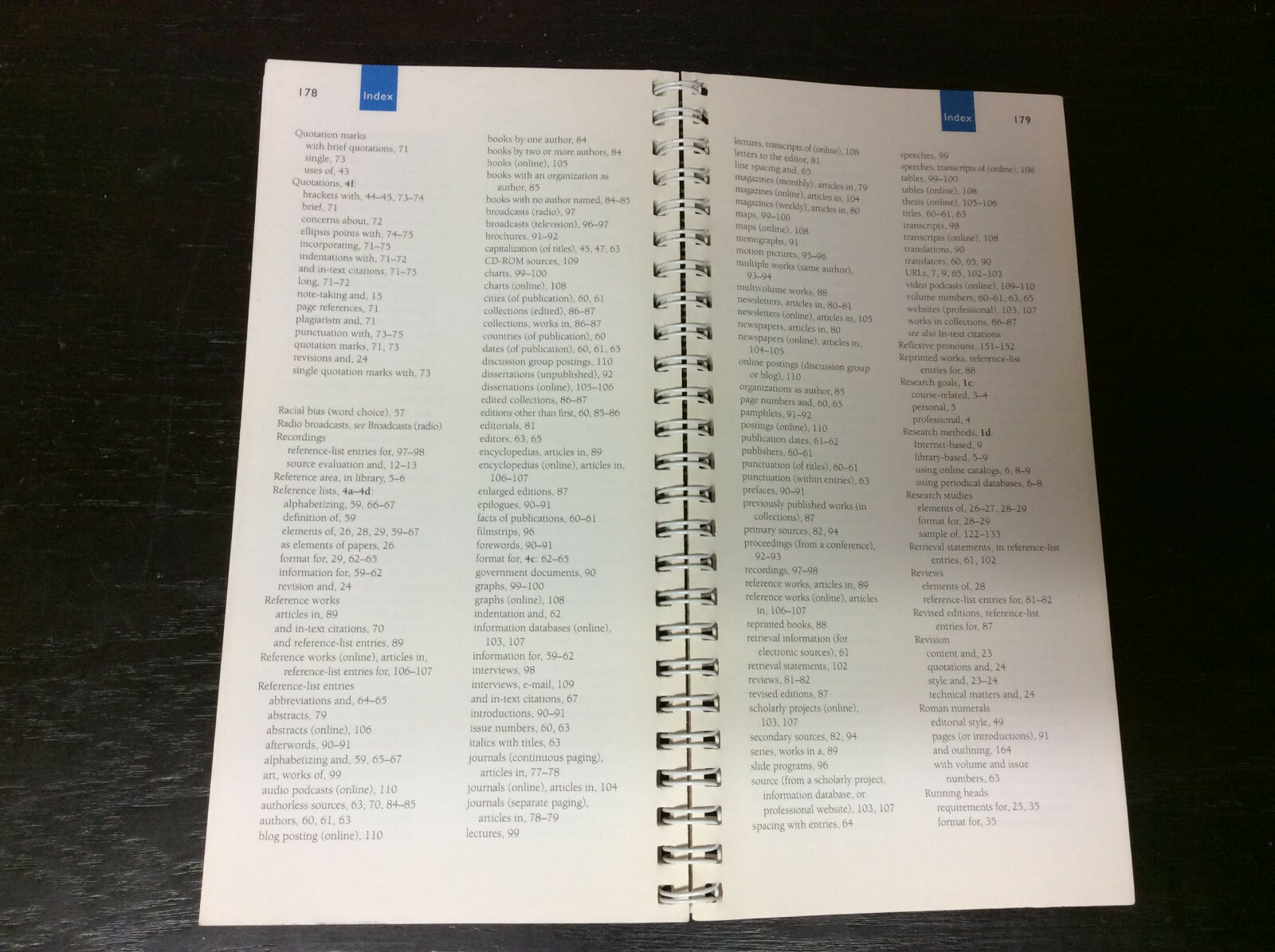 Pocket Guide to APA Style Perrin, Robert (Spiral-bound 2015) VG