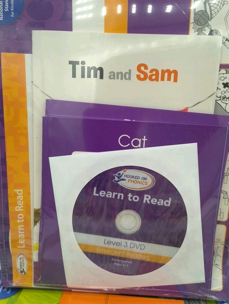 LOT of 5 Hooked on Phonics LEARN TO READ KITS NEW Sealed Kits Preschool #3 & 5-8