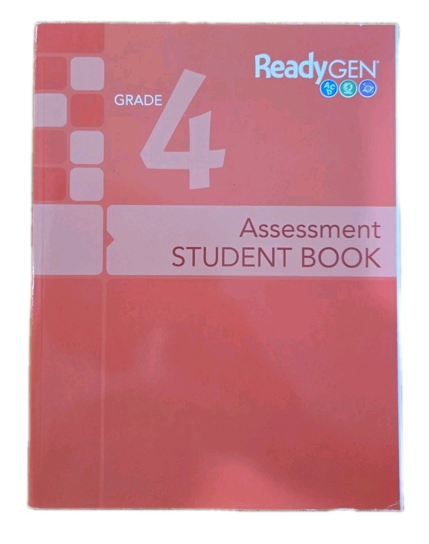 ReadyGEN Assessment Student Book Grade 4 PEARSON Homeschool/Classroom Excellent