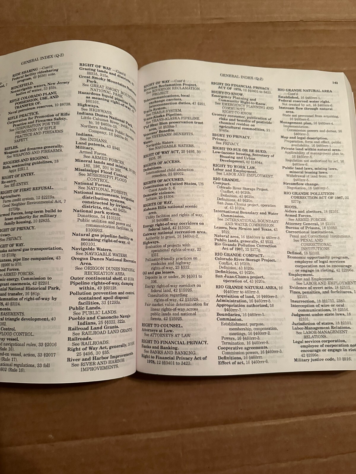 United States Code Service Lawyers Edition Q-Z General Index