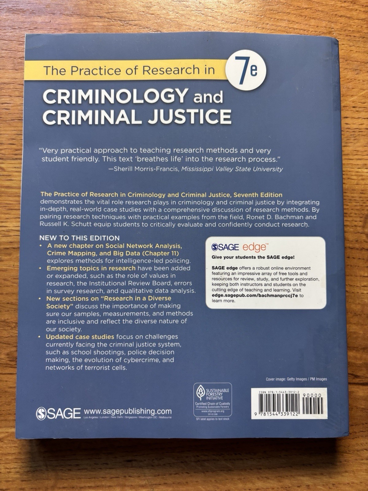 Practice of Research in Criminology and Criminal Justice by Ronet D. Bachman and