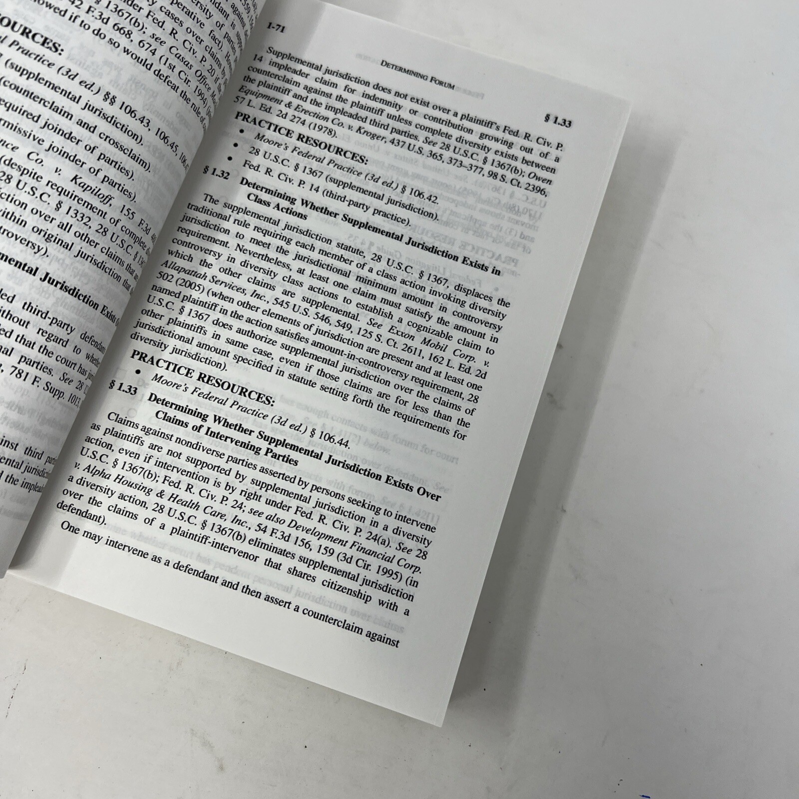 Federal Pretrial Civil Litigation, 2009 Edition (Moore’s AnswerGuide)