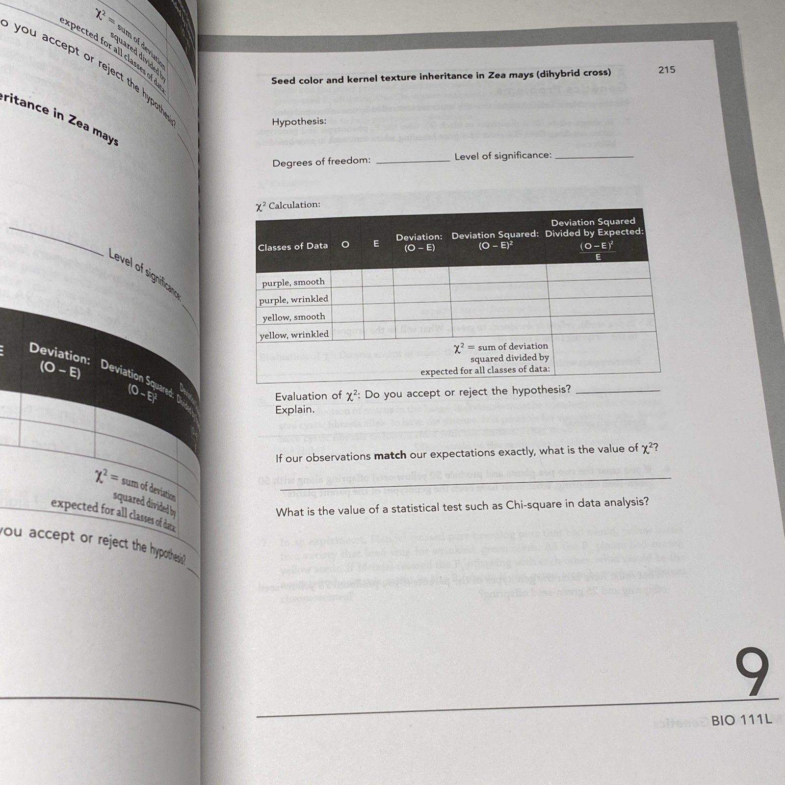 UNCG BIO 111L Lab Manual: Principles of Biology I – Hayden-McNeil (2019-2020)