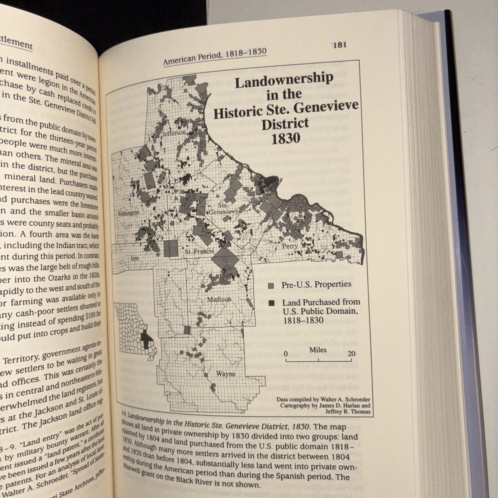 Opening the Ozarks : A Historical Geography of Missouri’s Ste. Genevieve..signed