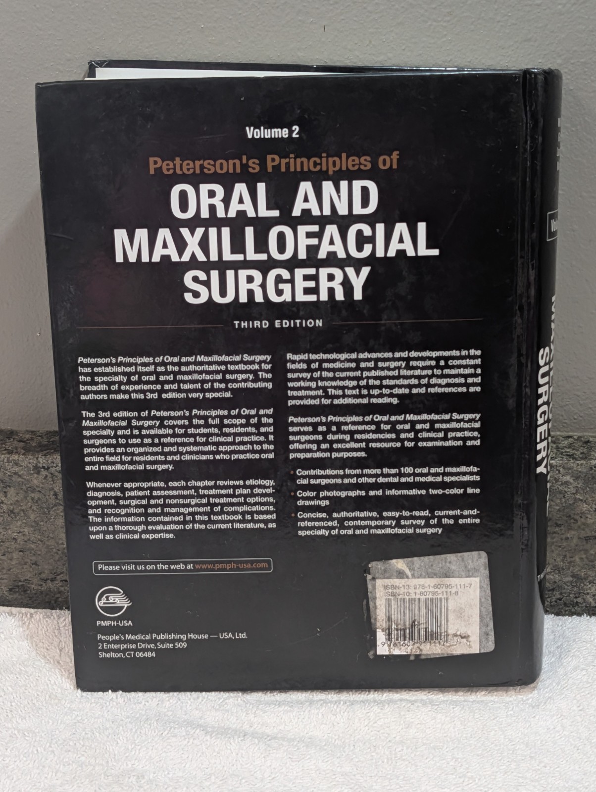 Volume 2 Only Peterson’s Principles of Oral and Maxillofacial Surgery Ghali USED