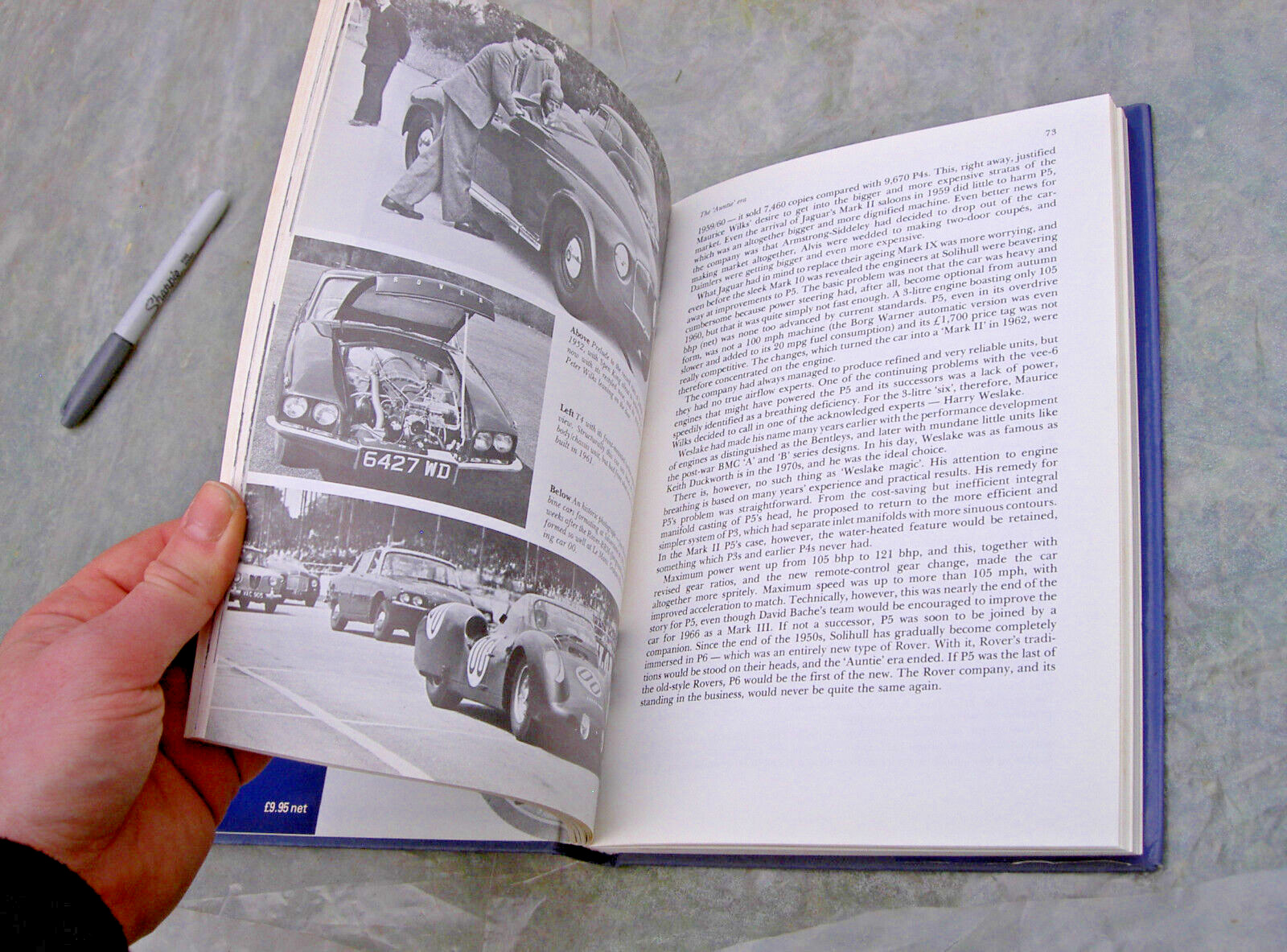 *VGC* THE ROVER STORY GRAHAM ROBSON 2ND EDITION 1982