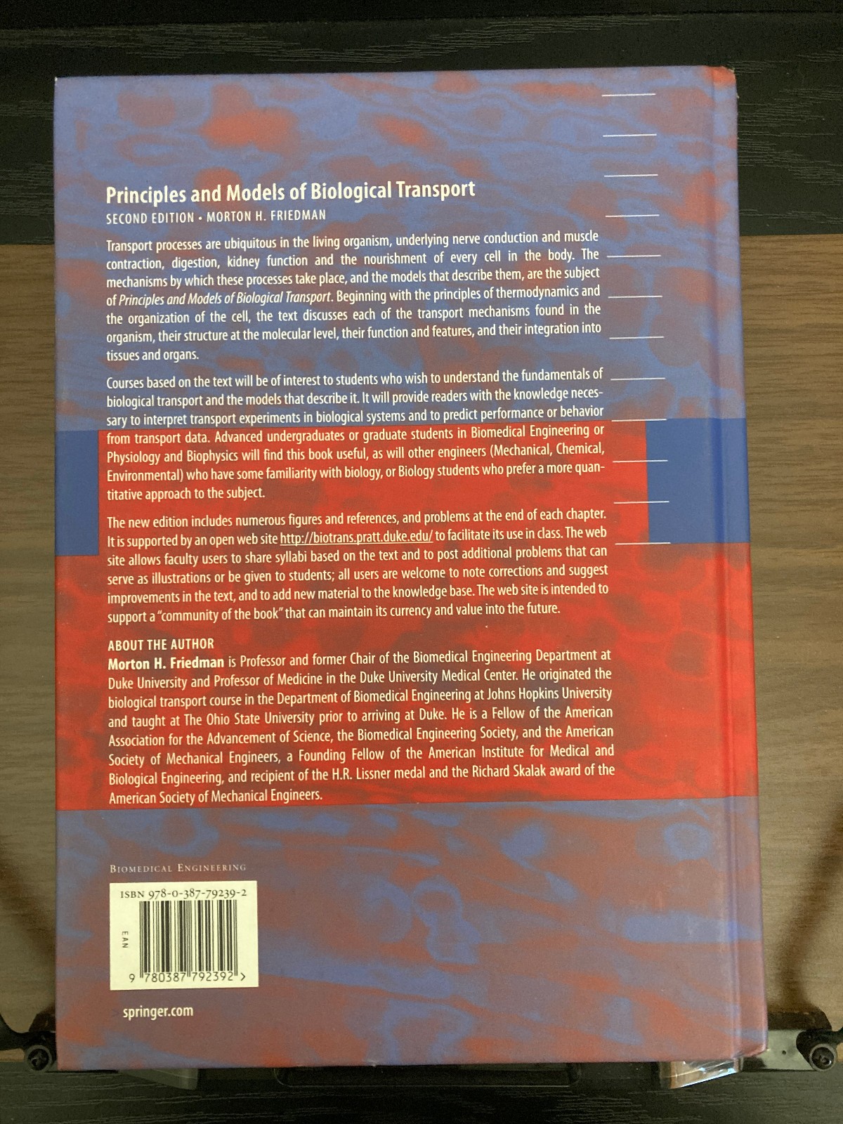Principles and Models of Biological Transport, 2nd Edition | Friedman | 2008