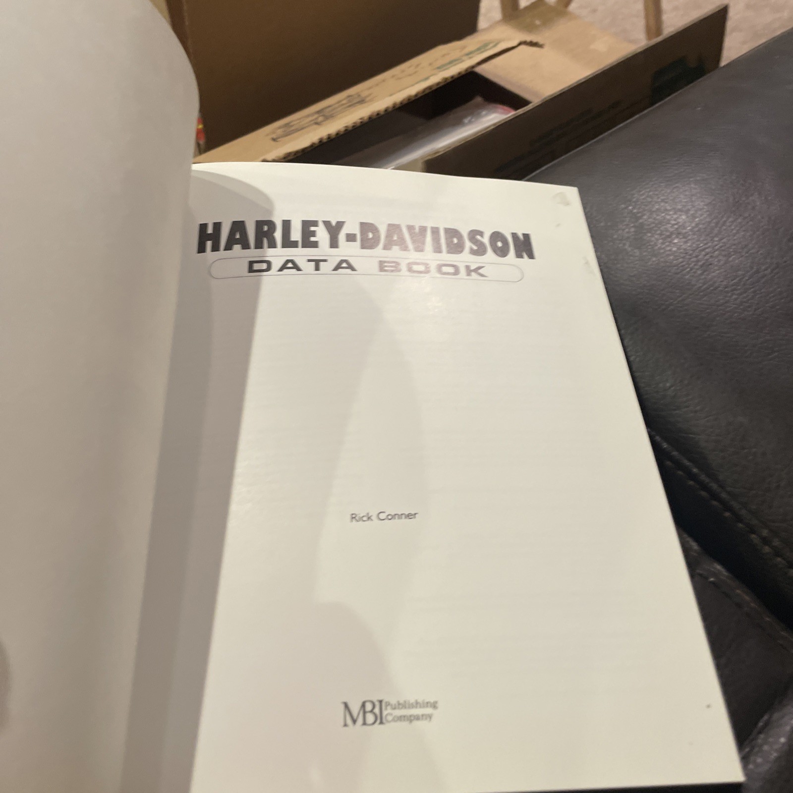 1996 paperback Harley-Davidson Data Book