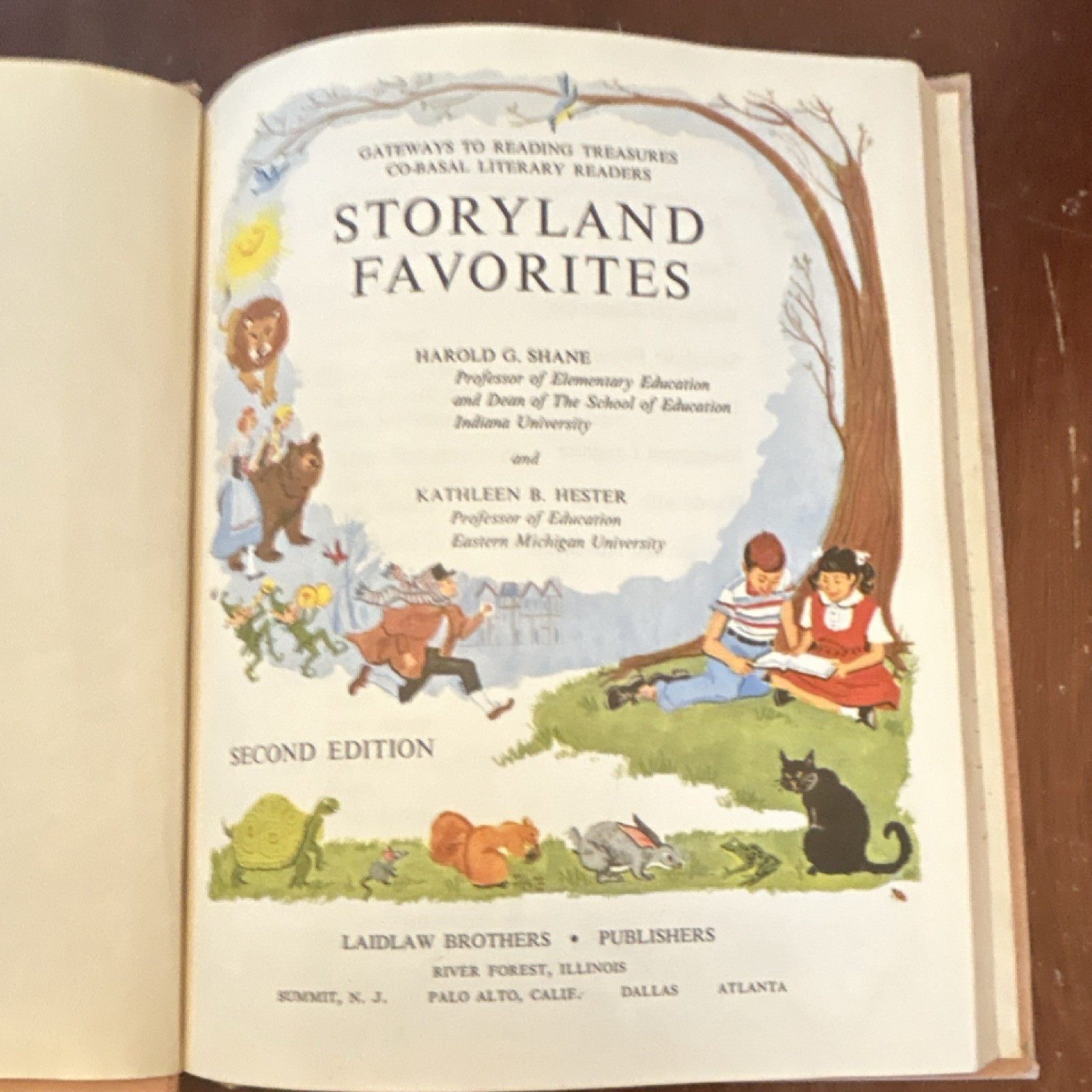 Storyland Favorites 2nd Ed Hardcover 1961 Laidlaw Gateways to Reading