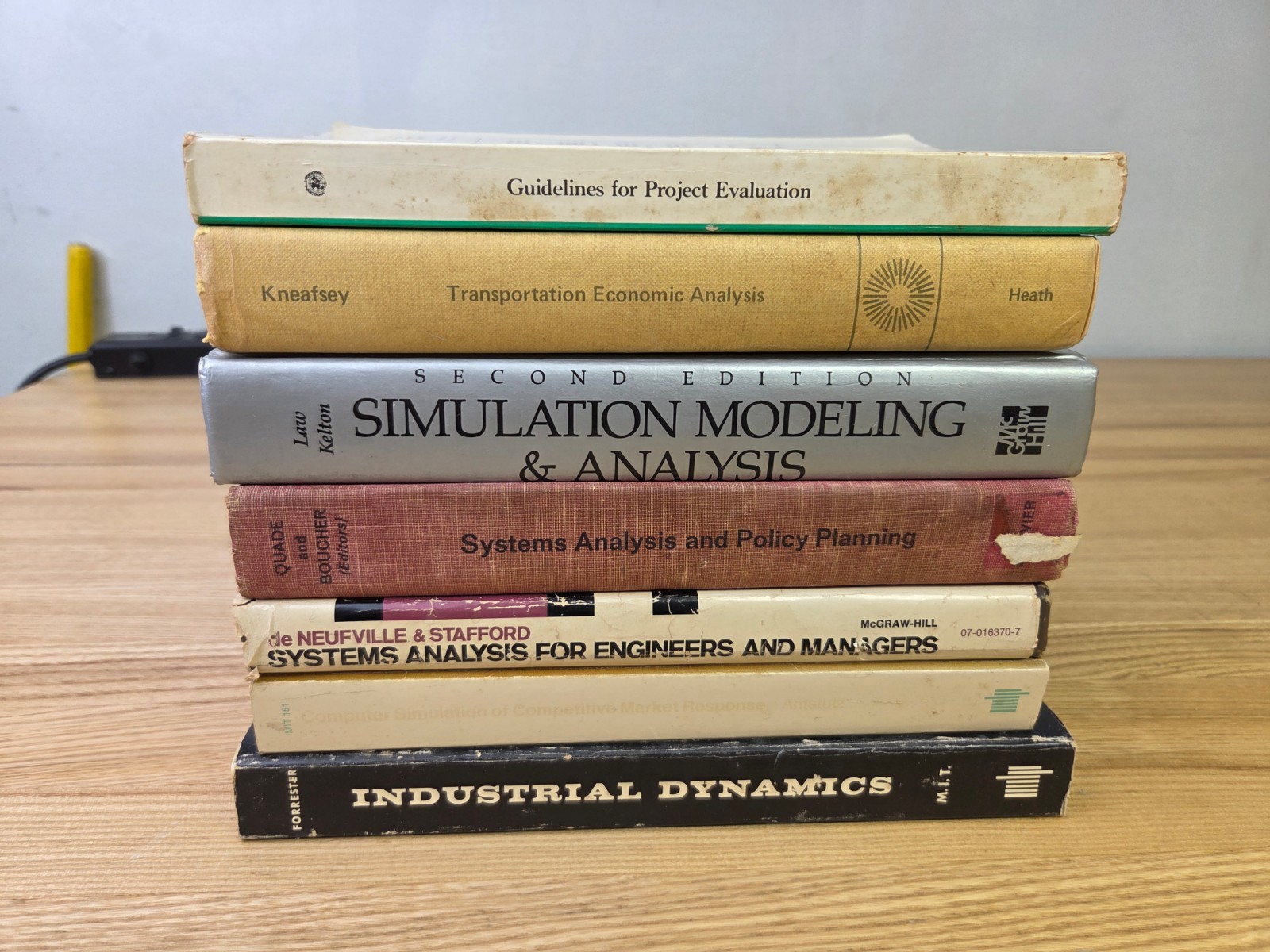 Vintage systems analysis book collection (MIT Press, RAND Corp, etc.)