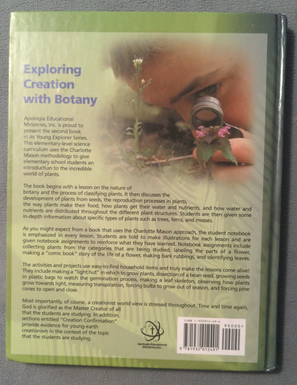 Young Explorer Series: Exploring Creation With Botany By Apologia, Student Text