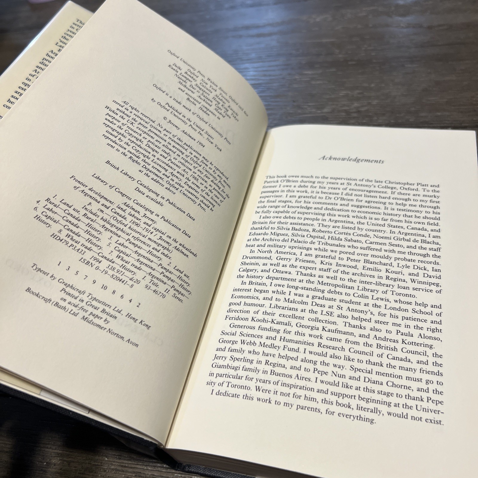 Frontier Development : Land, Labour, and Capital on the Wheatlands of Argenti…