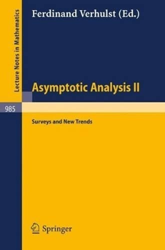 Asymptotic Analysis II by F Verhulst: Used