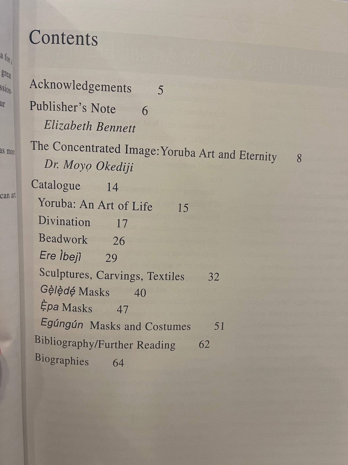 Yoruba: An Art of Life Book