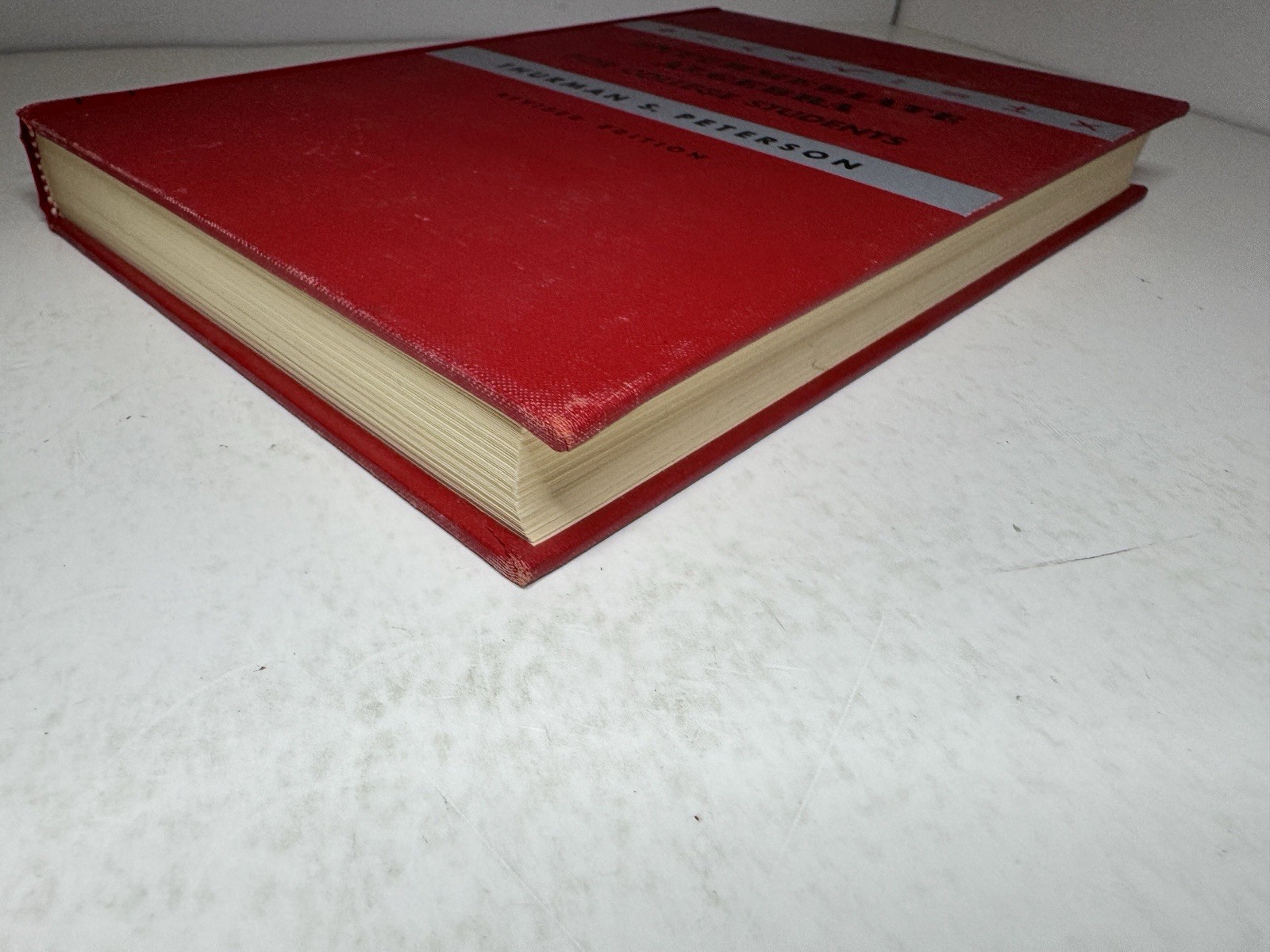 Intermediate Algebra for College Students Thurman S. Peterson, PhD 1954