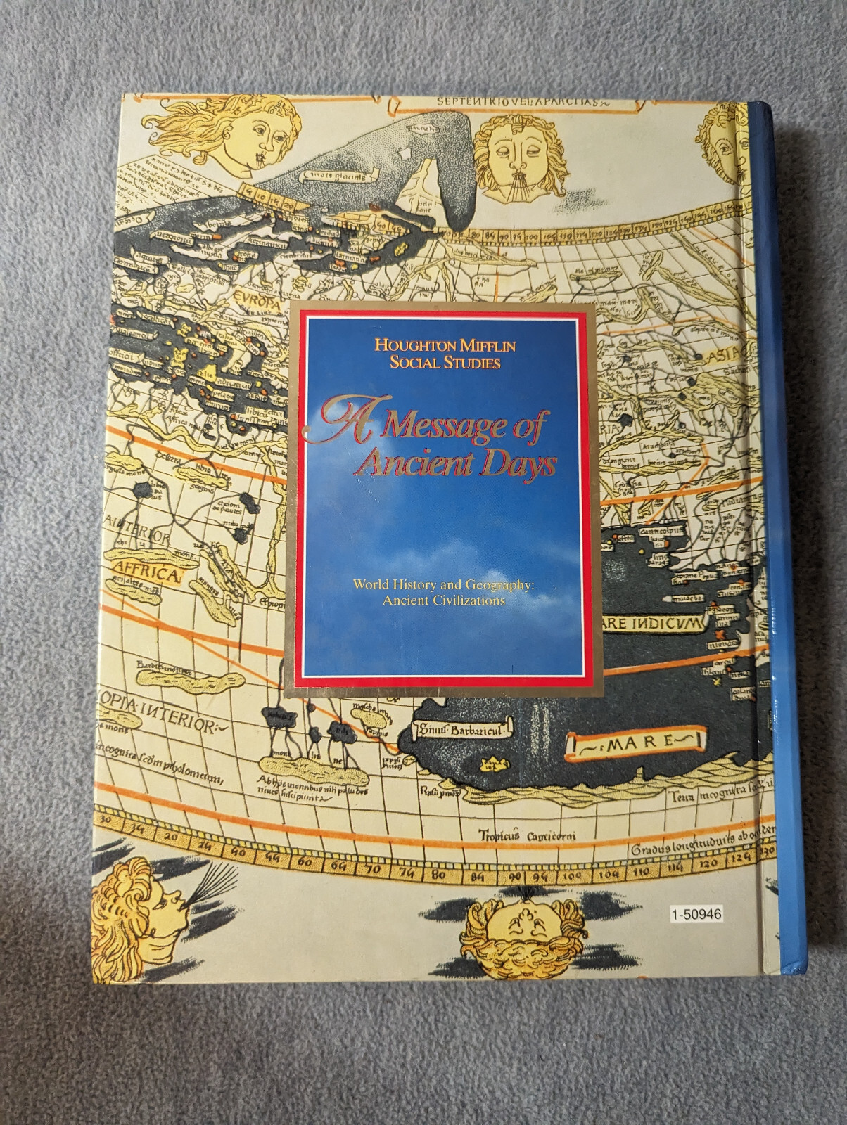 A Message of Ancient Days 1991 Hardcover Textbook by Armento Social Studies
